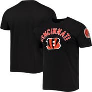 PRO STANDARD Men's Pro Standard Black Cincinnati Bengals Team Classic Bristle Slim-Fit T-Shirt