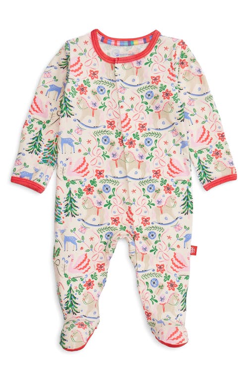 Magnetic Me Sugar Plum Dreams Magnetic Footie In White