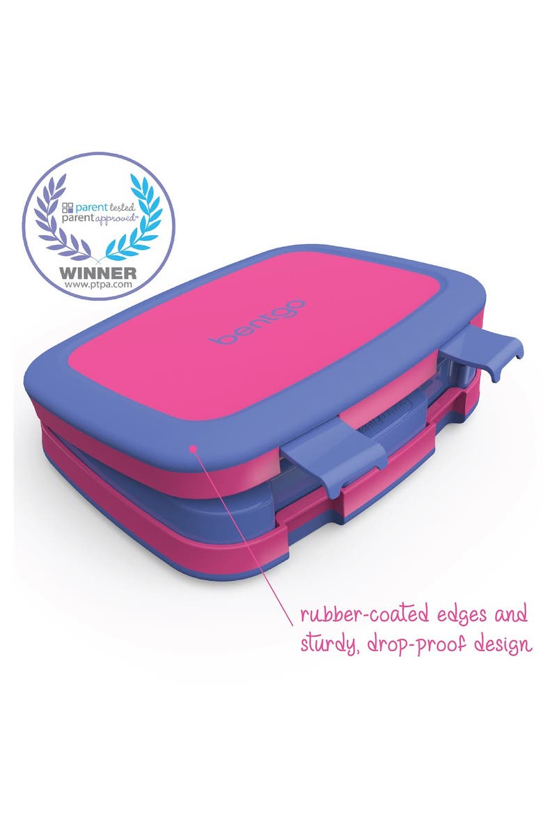 Kids Leakproof Lunch Box - Fuchsia, Alternate, color, FUCHSIA