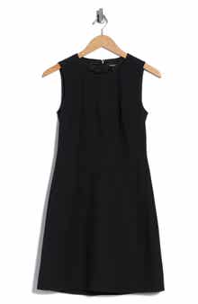 Theory Ranied Seersucker Fit & Flare Dress