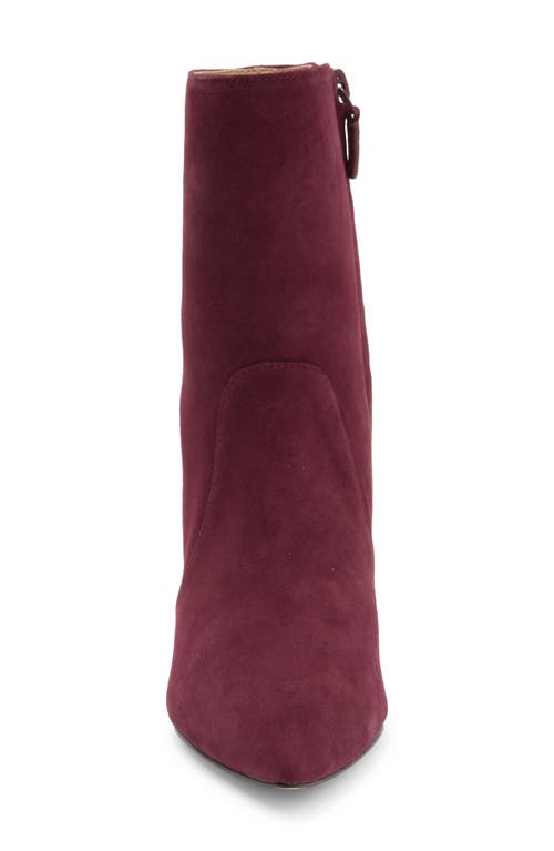 Stuart Weitzman Renegade Block Heel Bootie In Cabernet