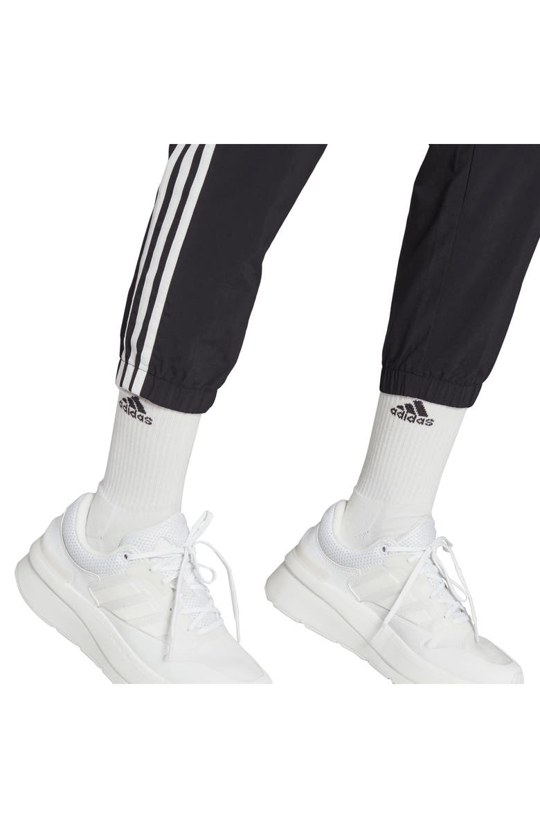 adidas Essentials 3-Stripes 7/8 Pants, Alternate, color, Black/ White