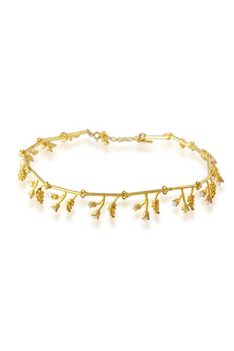 Lily of the Valley Statement Pearl Necklace