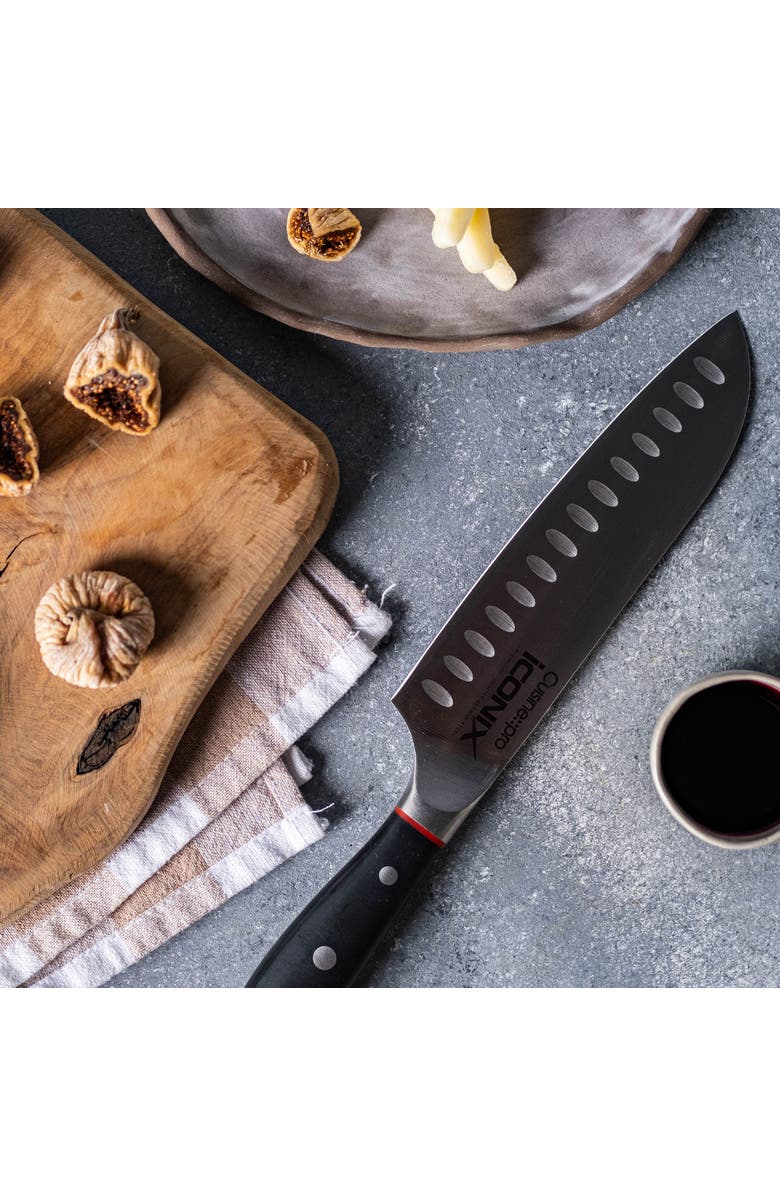 Cuisine::pro<sup>®</sup> iconiX<sup>®</sup> 7" Santoku, Alternate, color, Black