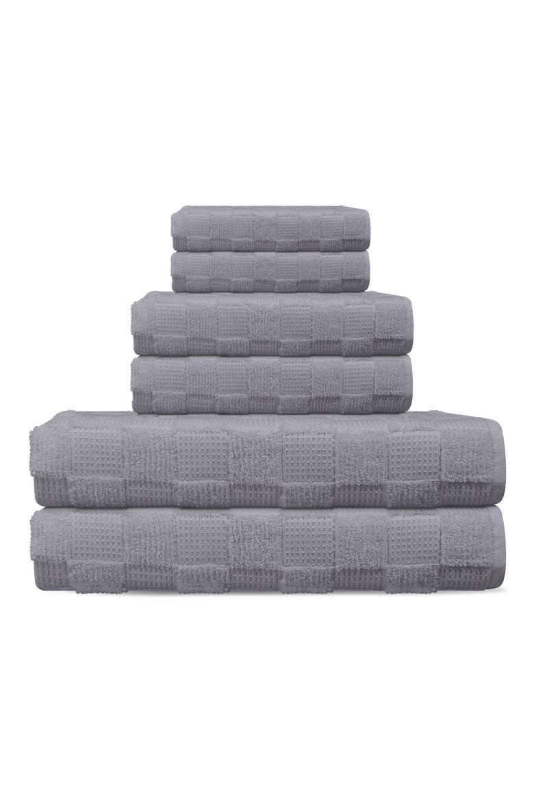 Pera 6-Piece Turkish Cotton Towels, Main, color, SILVER