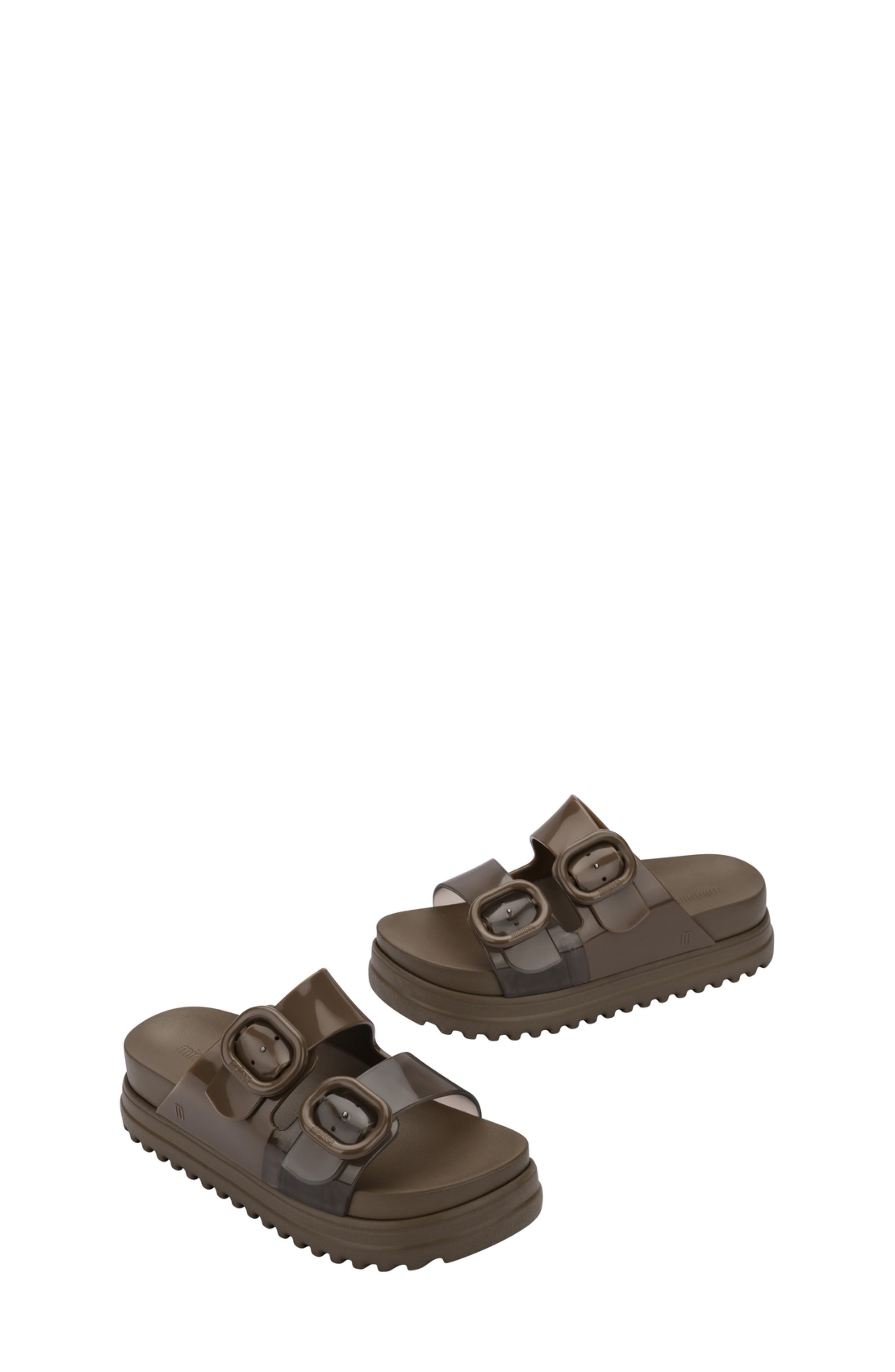 Mini Melissa Kids' Cozy Platform Slide Sandal, Alternate, color, 