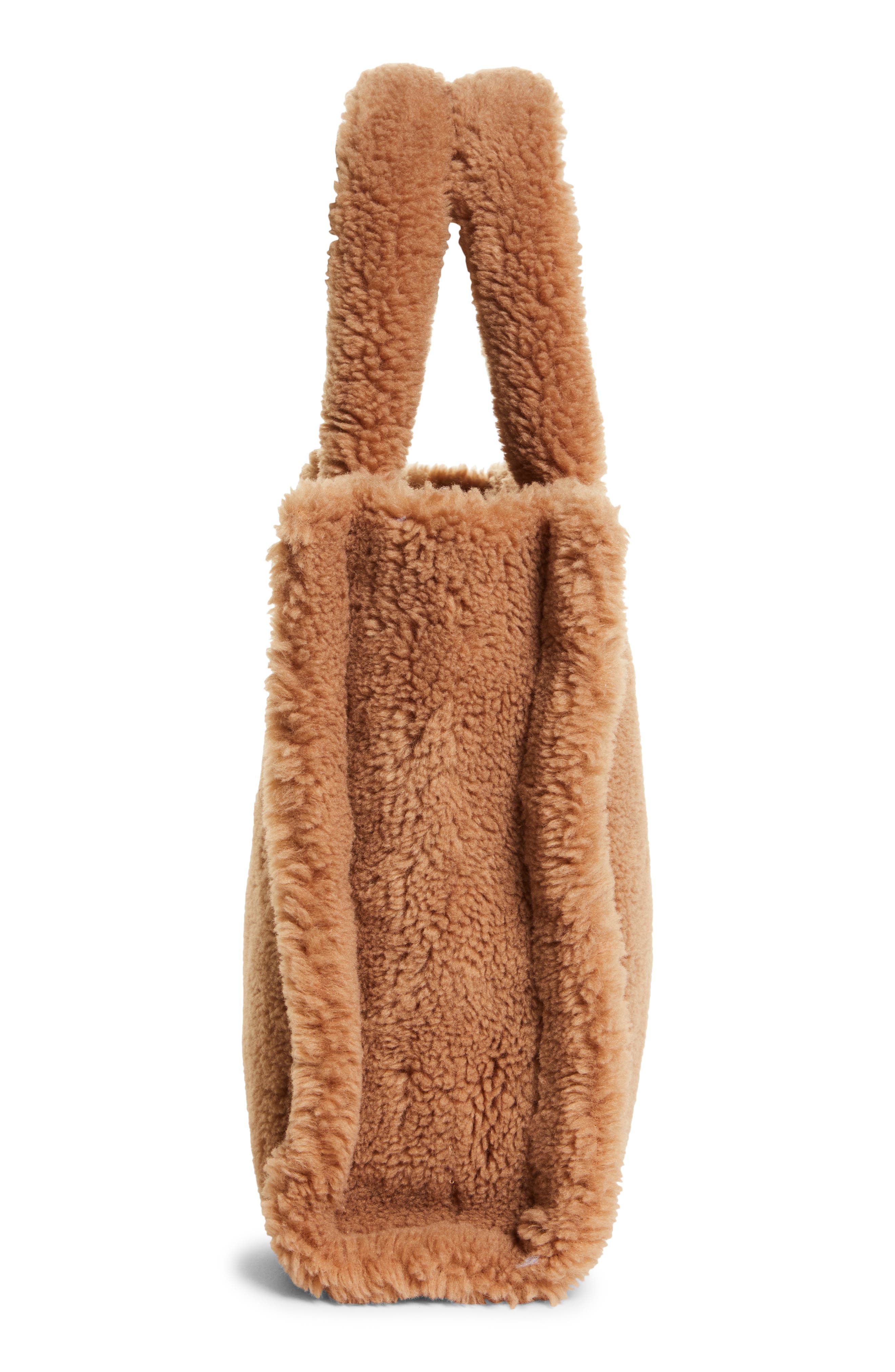 Stand Studio Medium Lolita Faux Shearling Teddy Tote, Alternate, color, 