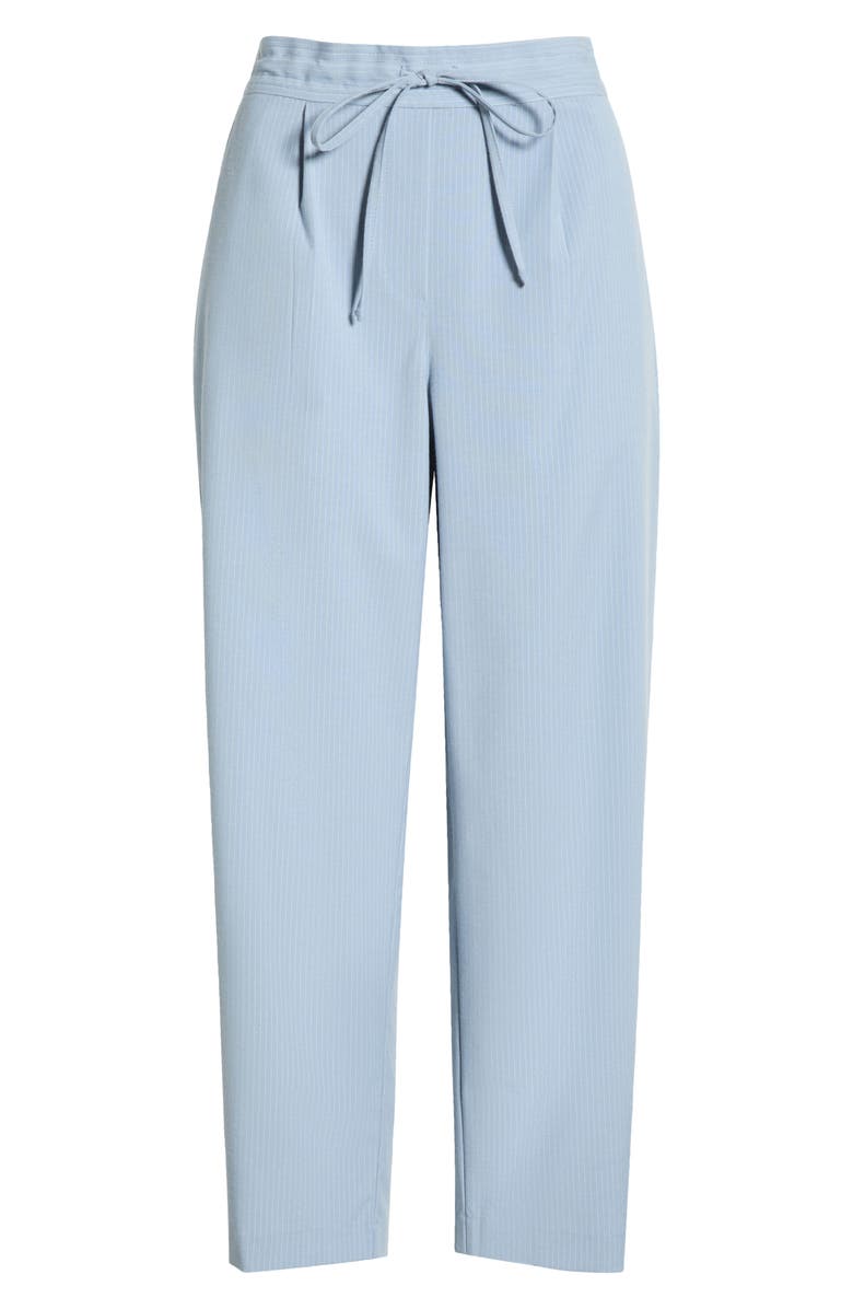Vince Camuto Stripe Drawstring Waist Pants, Main, color, Sky