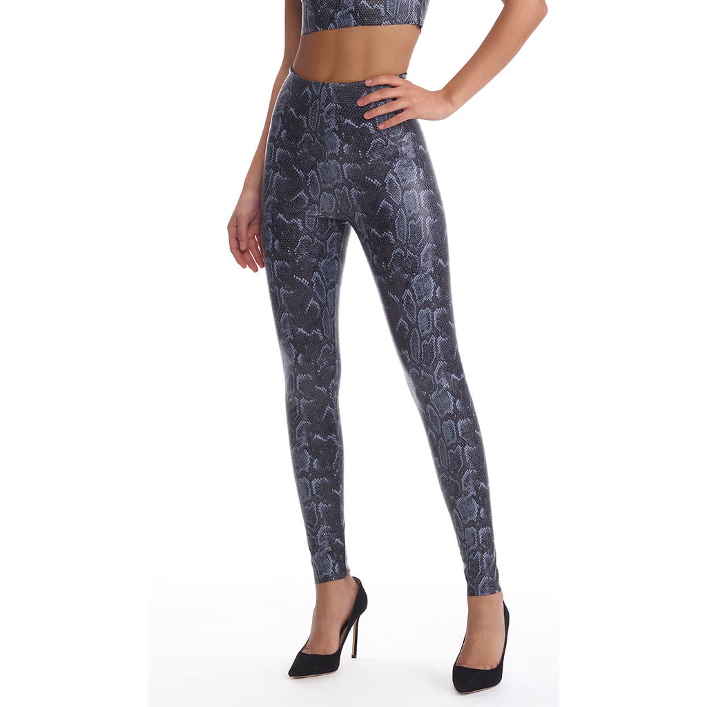 COMMANDO COMMANDO REPTILE EMBOSSED FAUX LEATHER LEGGINGS