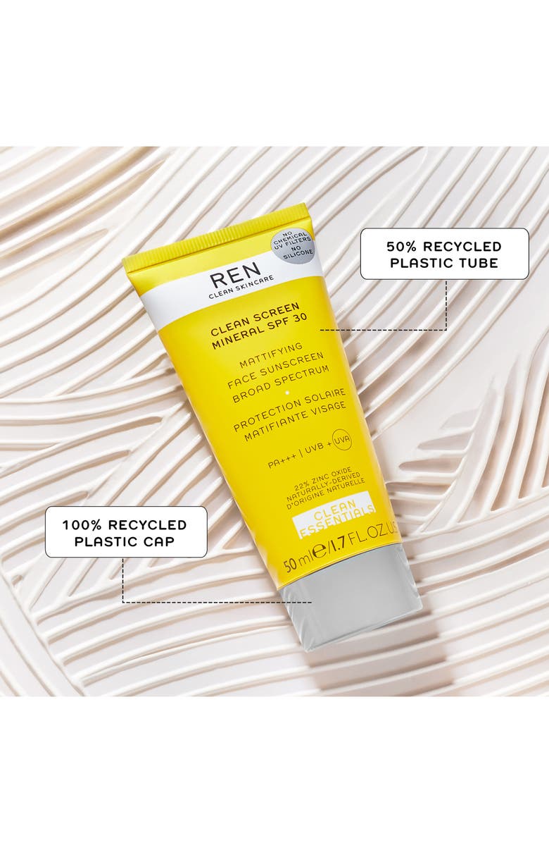 REN Clean Skincare Clean Screen Mineral SPF 30 Sunscreen, Alternate, color,