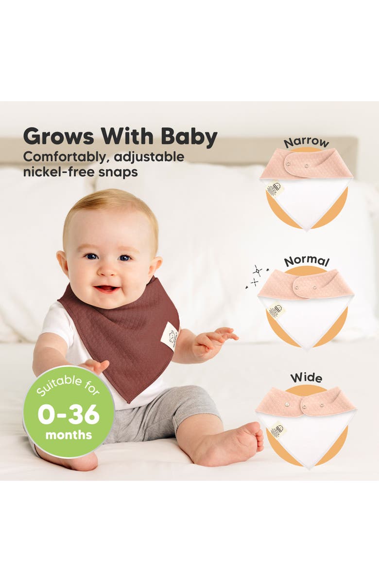 KeaBabies 8-Pack Quin Bandana Bibs, Alternate, color, Moor