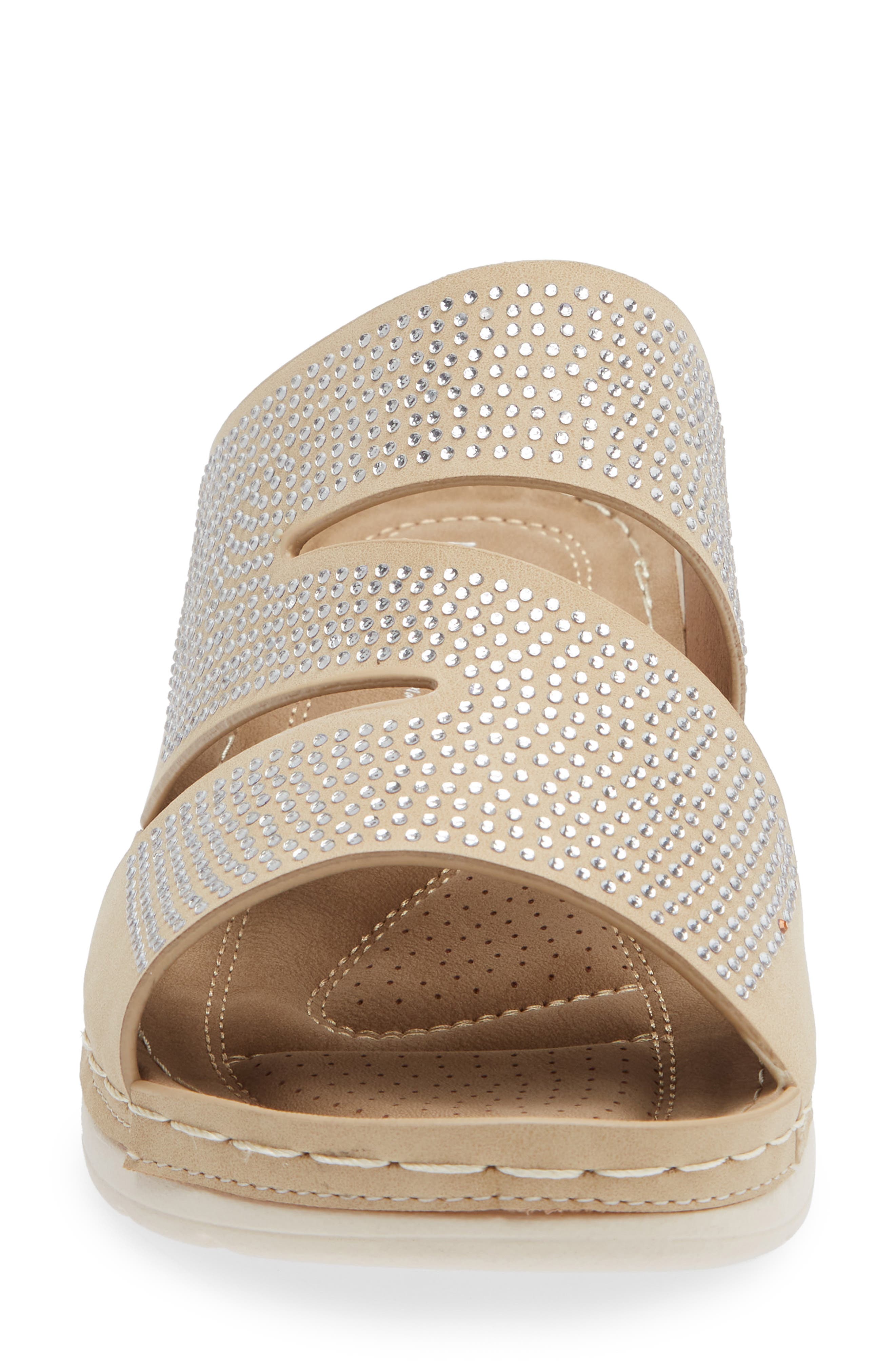 Randa Slide Sandal, Alternate, color, BEIGE