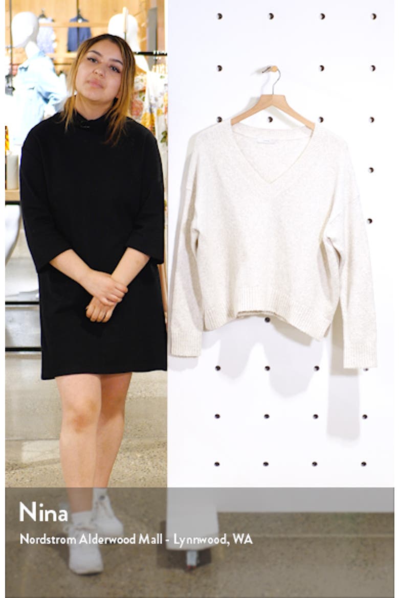 Textured V-Neck Sweater video