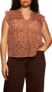 Sanctuary Free Feeling Paisley Top