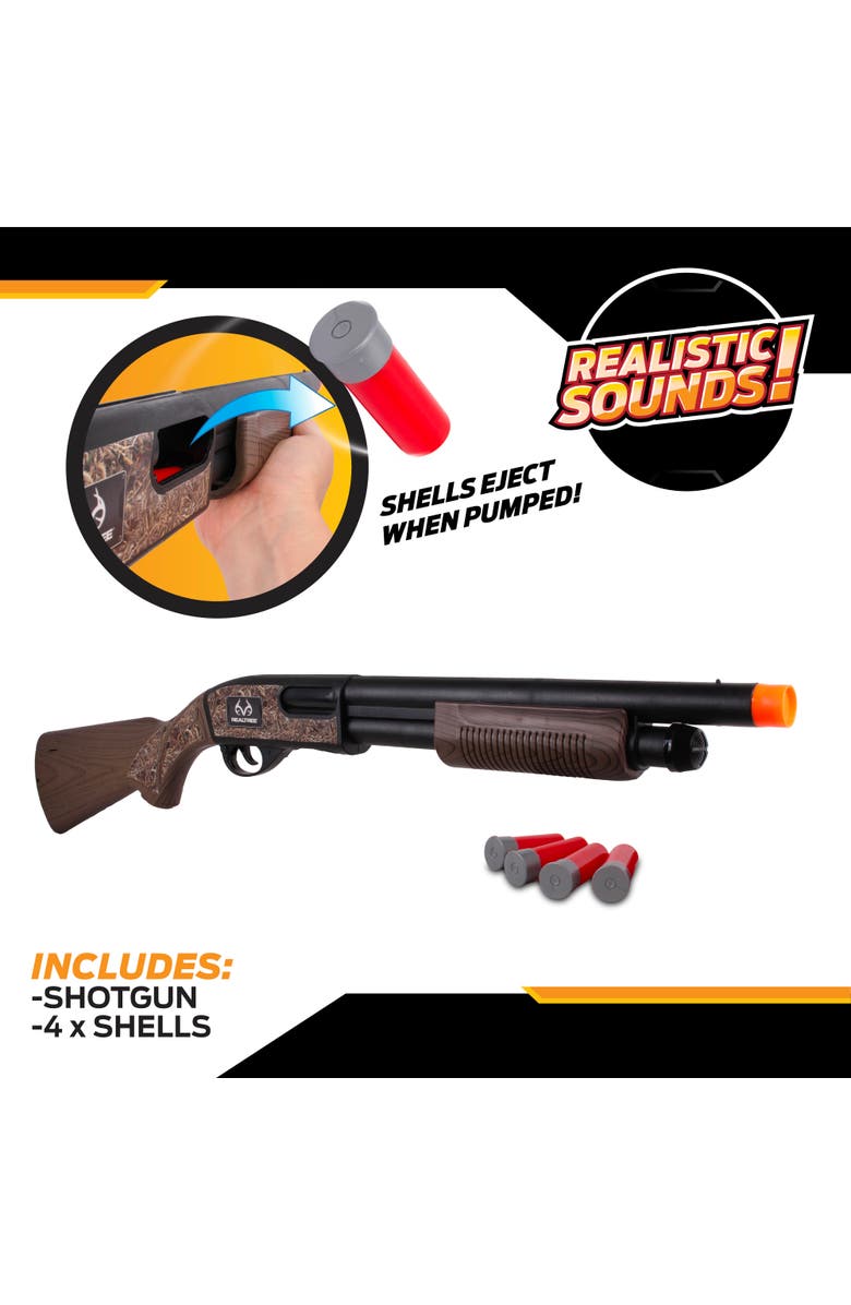 NKOK RealTree Pump Action Blaster Pretend Play Toy, Alternate, color, 