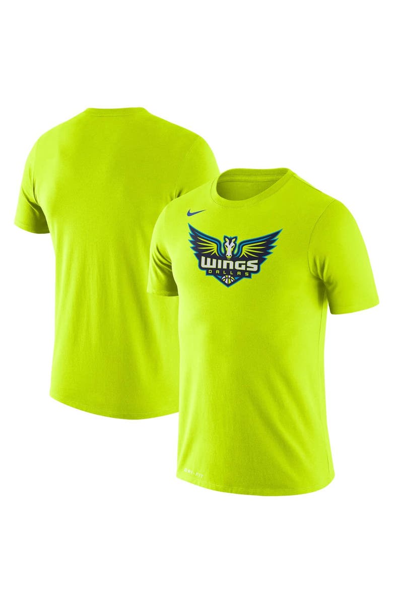 Nike Men's Nike Green Dallas Wings Logo Performance T-Shirt, Alternate, color, 