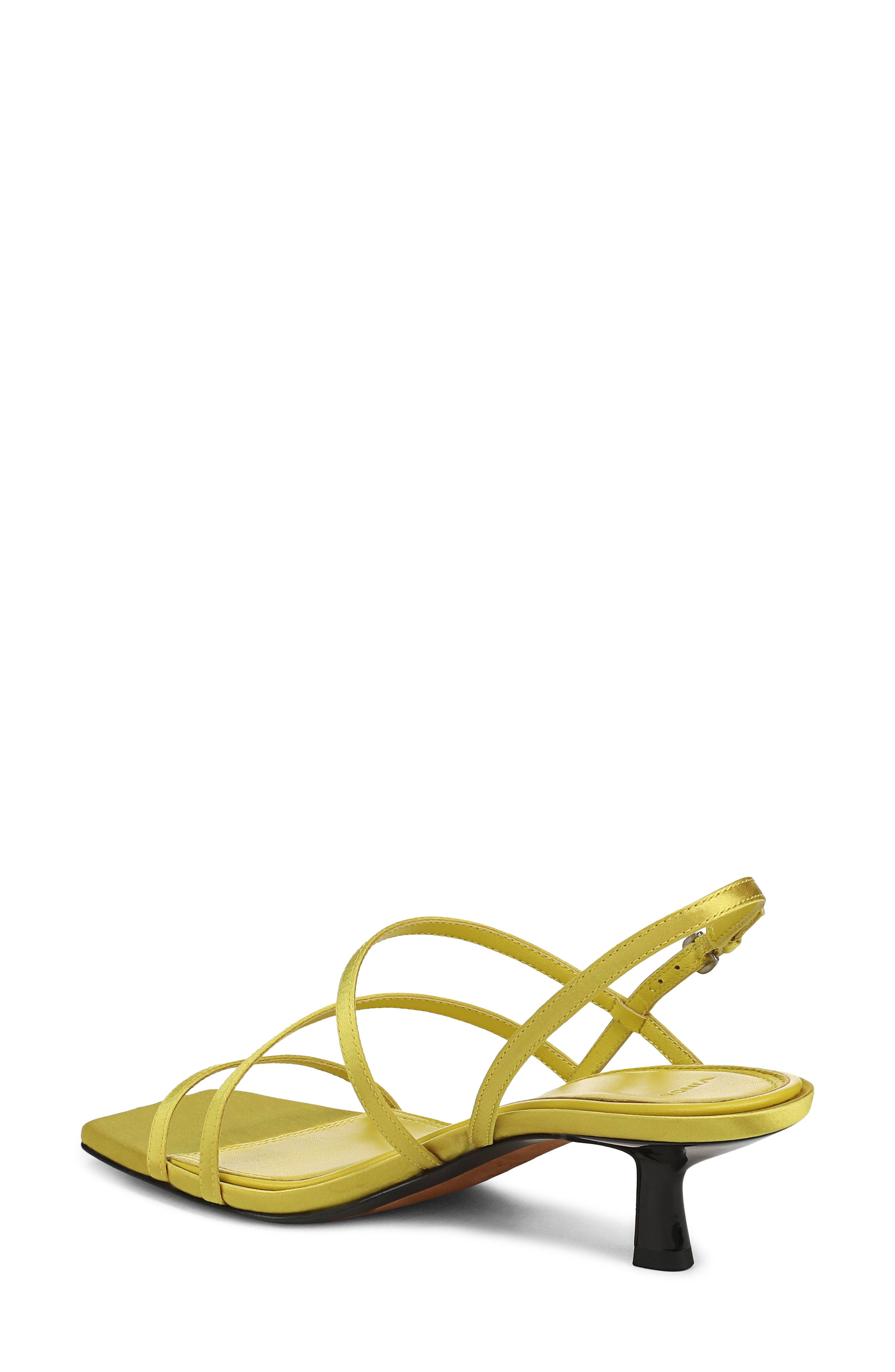 Tania Satin Slingback Sandal, Alternate, color, CITRINE