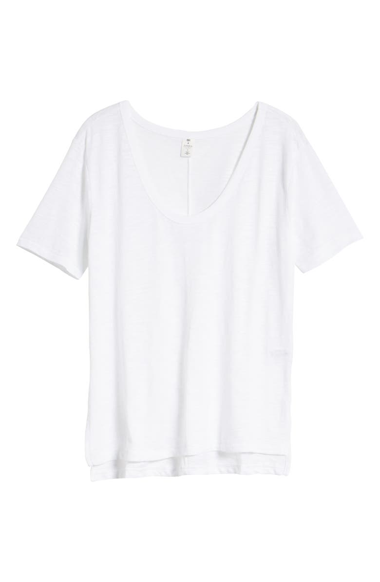 BP. x Claudia Sulewski U-Neck Tee, Alternate, color,