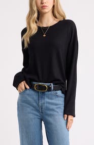 Treasure & Bond Waffle Knit Top