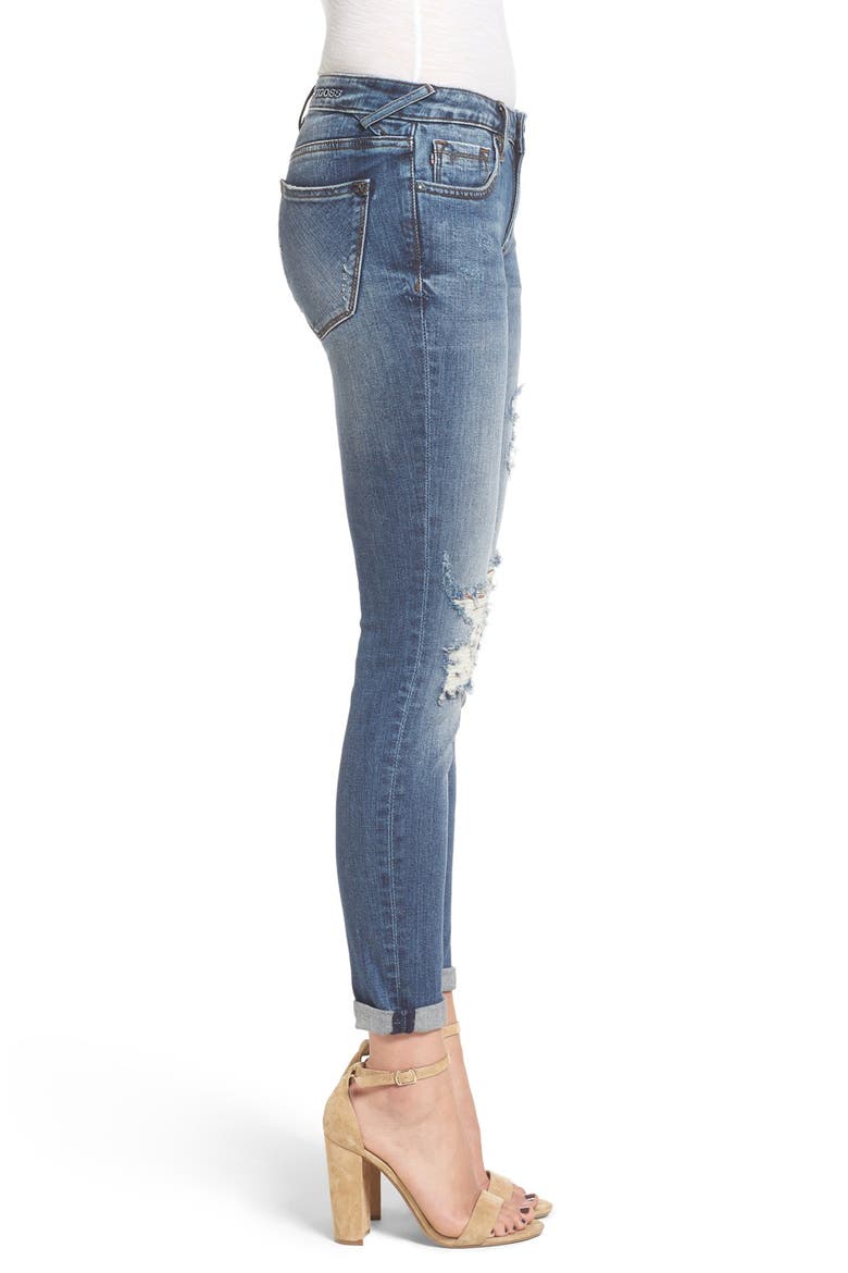 'Thompson Tomboy' Ripped Boyfriend Jeans, Alternate, color, MEDIUM WASH