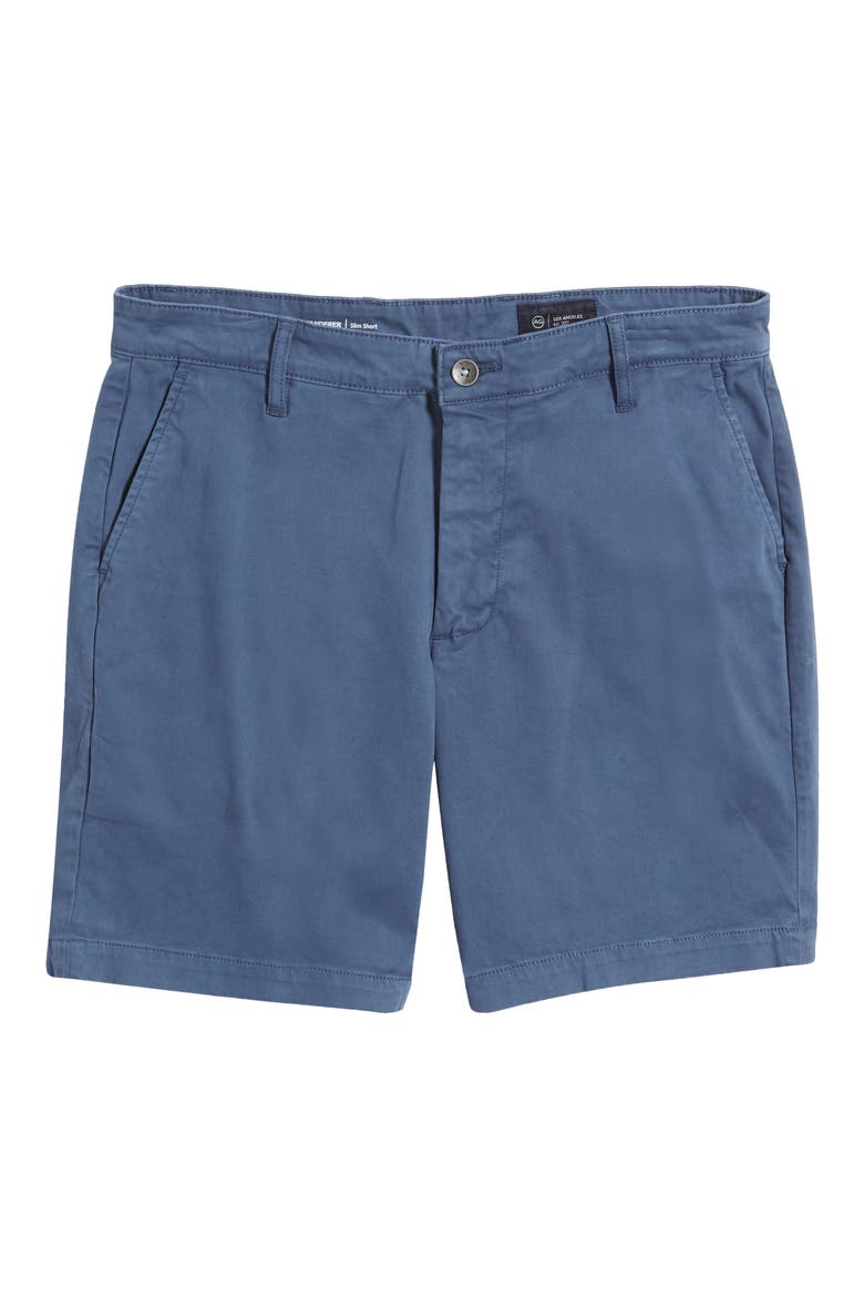 Wanderer 8.5-Inch Stretch Cotton Chino Shorts, Alternate, color, SULFUR BRIGHT NIGHT