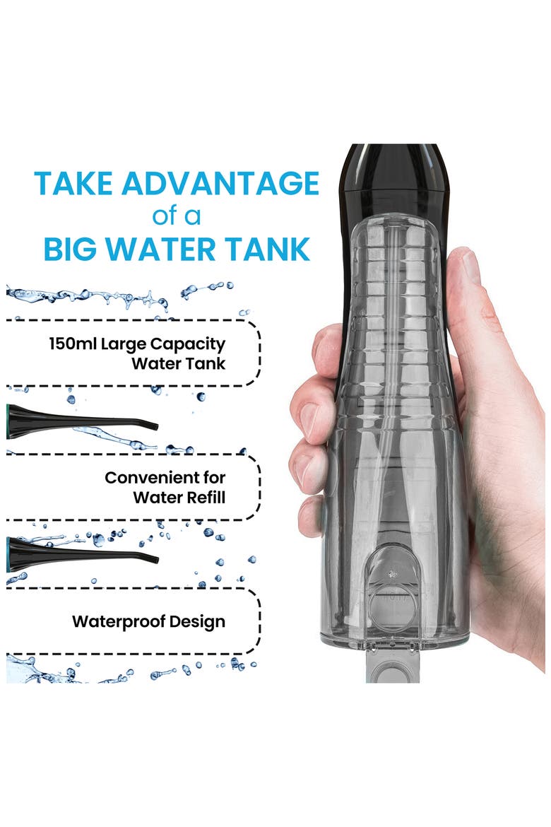 Black Series Electric Toothbrush & Black Aquaflosser Set, Alternate, color, BLACK