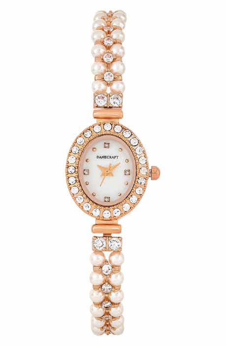 Danecraft Mother-of-Pearl Quartz Bracelet Watch, 25mm