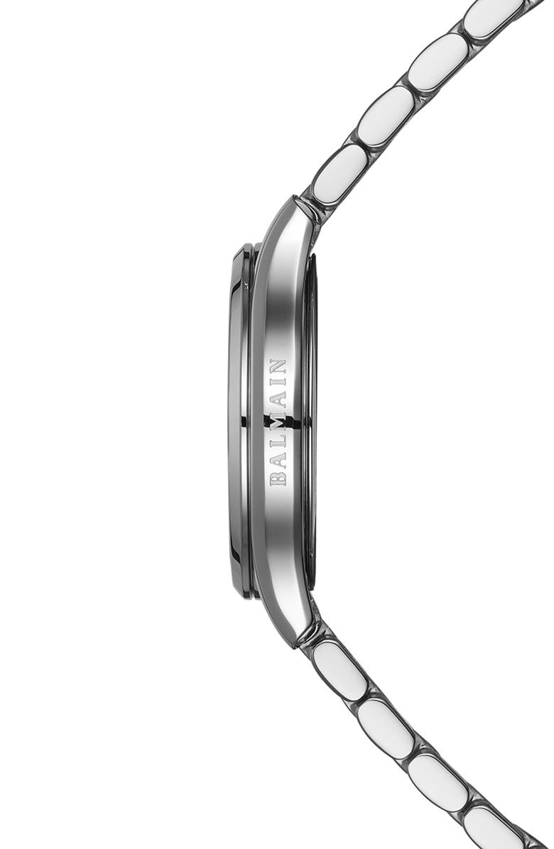 Balmain Beleganza Diamond & Mother-of-Pearl Bracelet Watch, 27.5mm, Alternate, color,