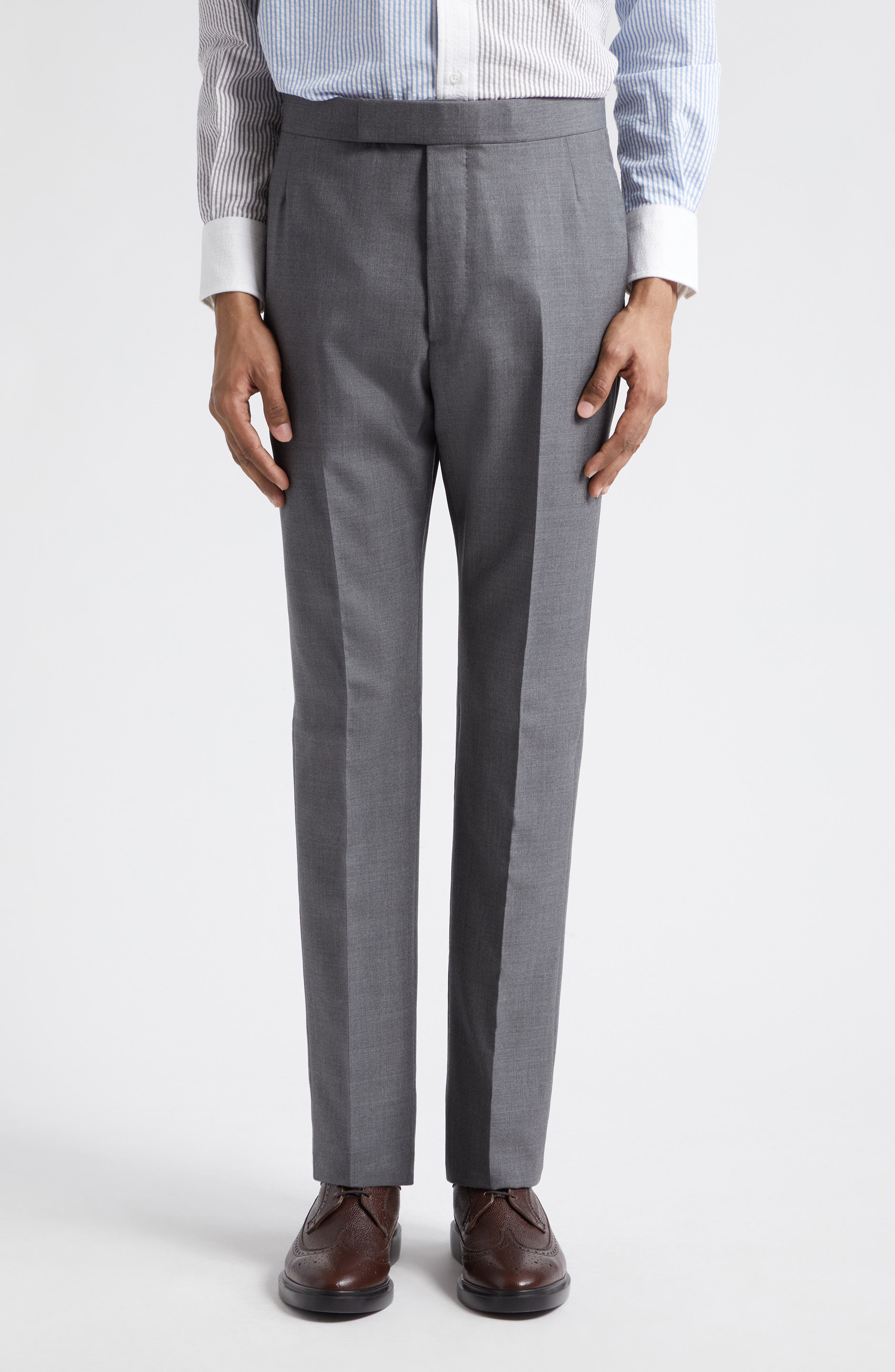 Classic Super 120s Wool Backstrap Pants - image 3