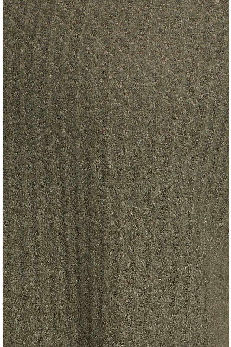 Tie Hem Thermal Tee, Alternate, color, OLIVE