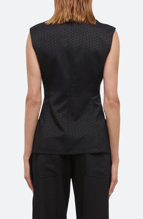 Helmut Lang Modest Logo Jacquard Vest