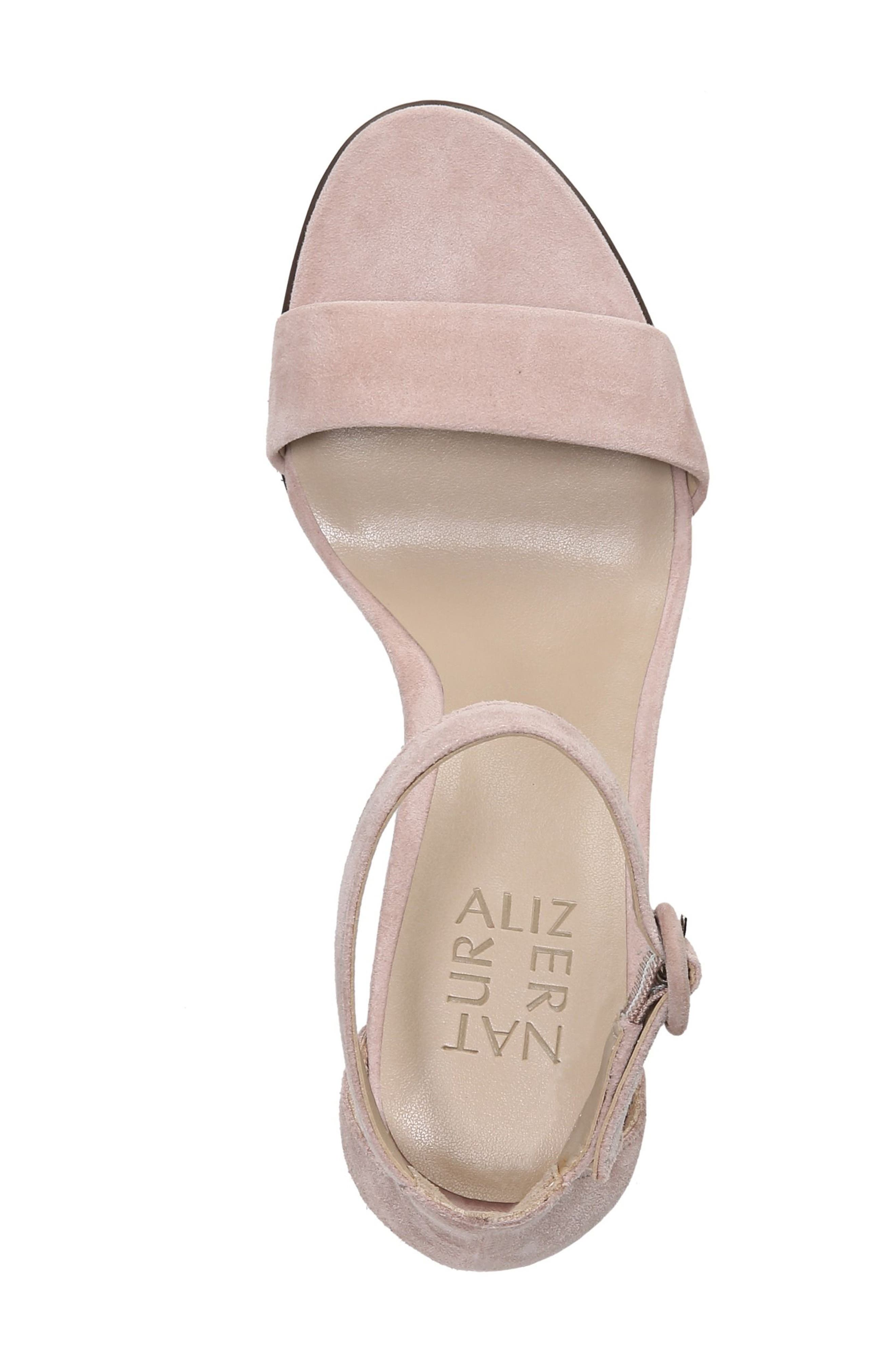 Kinsley Ankle Strap Sandal, Alternate, color, MAUVE SUEDE