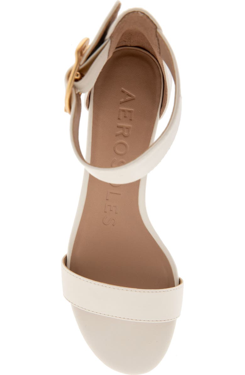 Aerosoles Carew Sandal, Alternate, color, Eggnog Faux Leather
