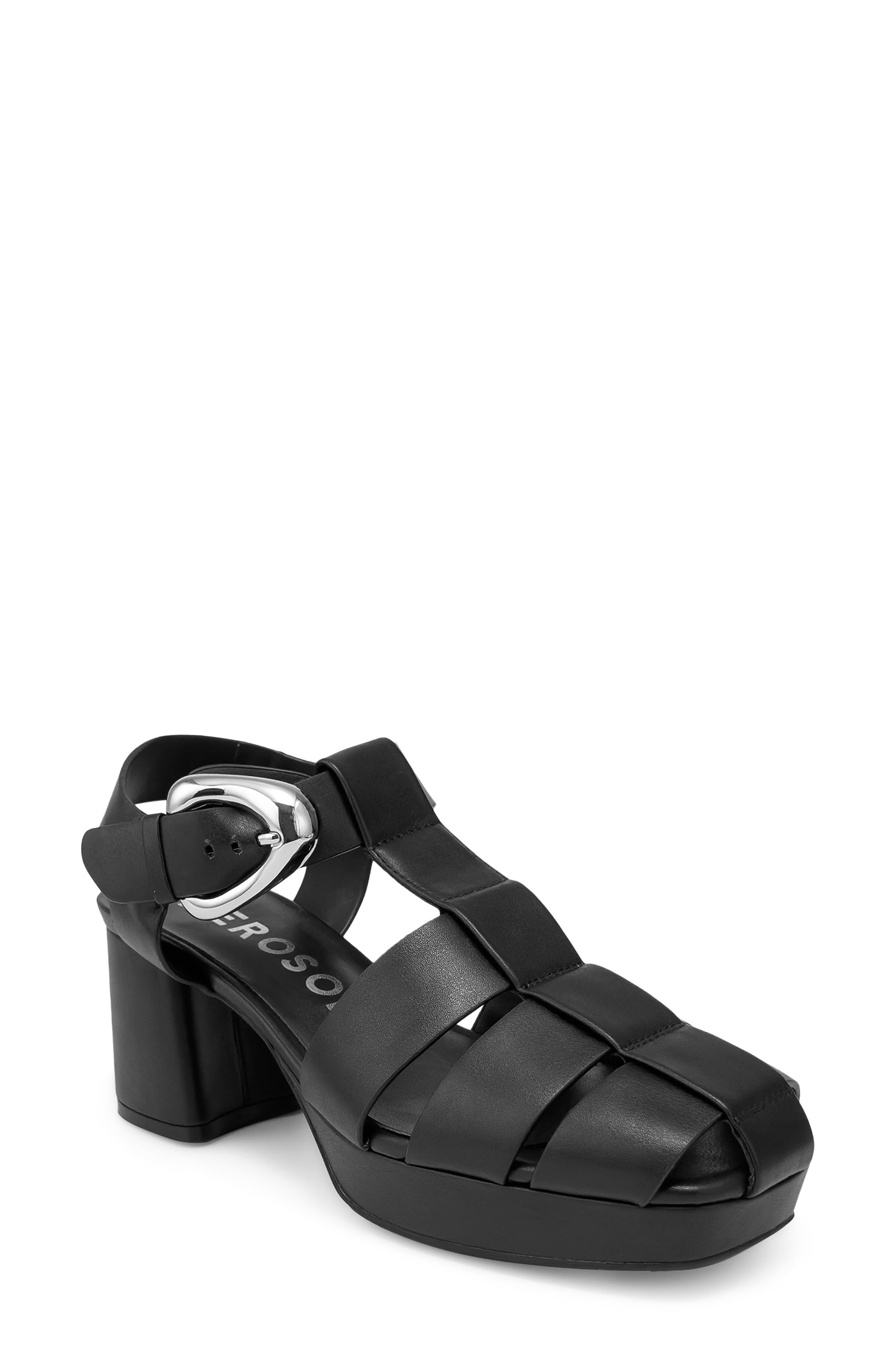 Aerosoles Soave Block Heel Sandal, Main, color, Black