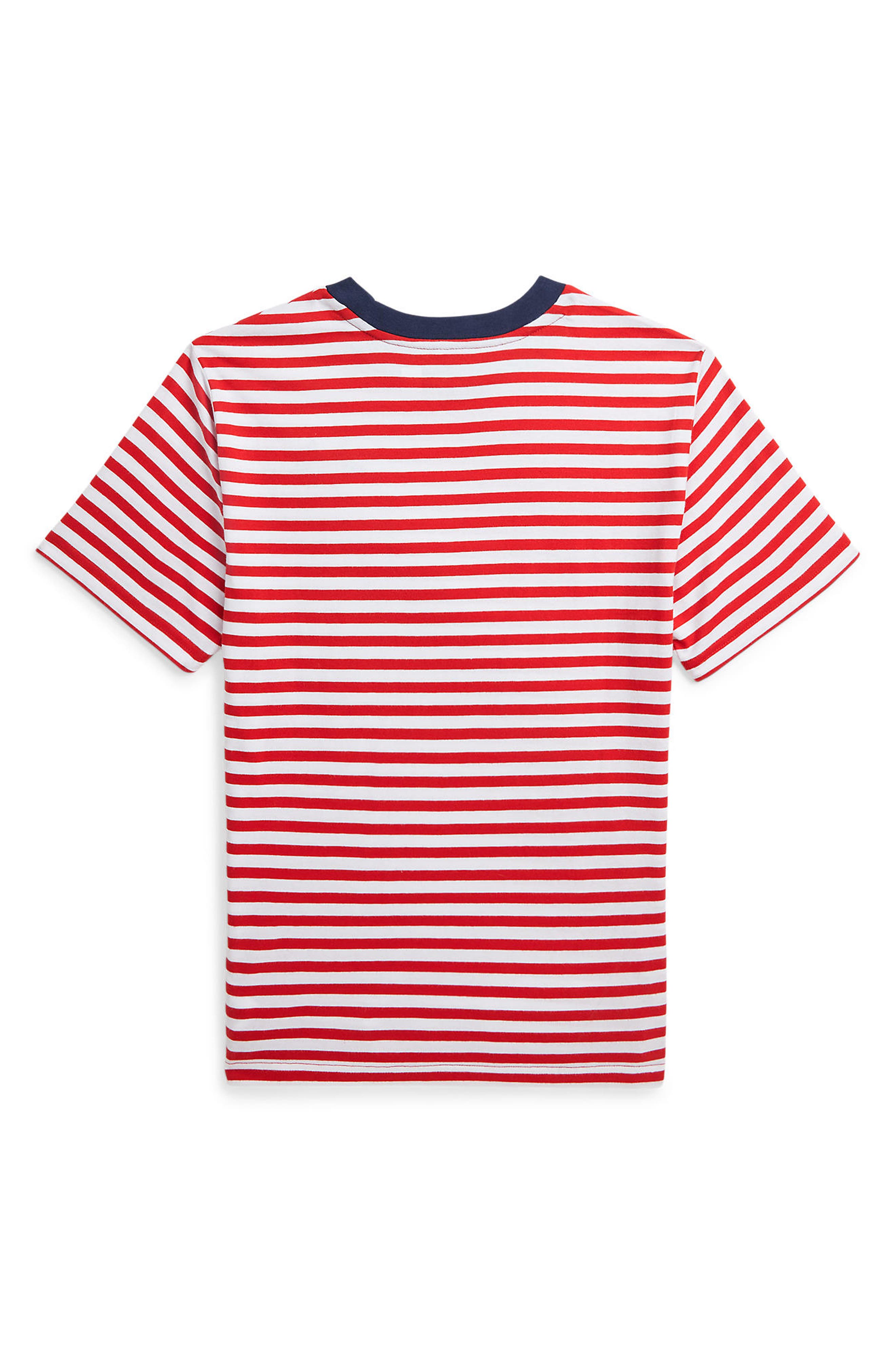 Ralph Lauren Kids' Striped Cotton T-Shirt | Nordstromrack
