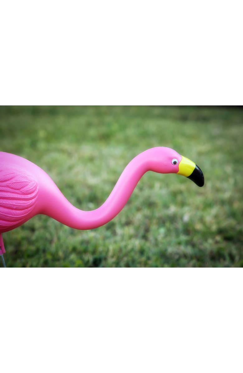 Bloem Pink Flamingo 25 Inch Garden Yard Stakes, Yard Decor, Alternate, color, Pink