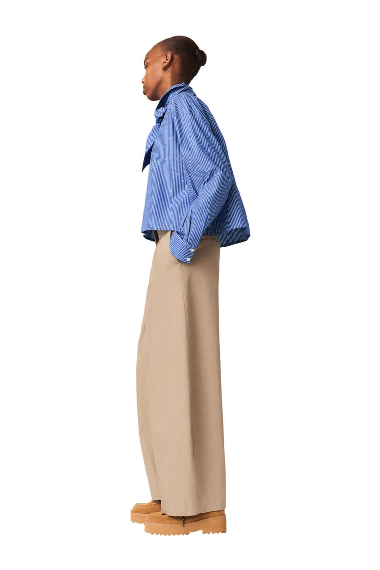 Shirt with removable handkerchief, Alternate, color, Blue