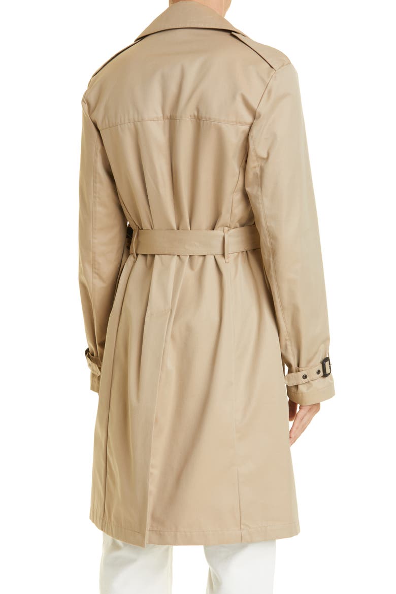Macintosh St. Andrews Double Breasted Trench Coat, Alternate, color, HONEY