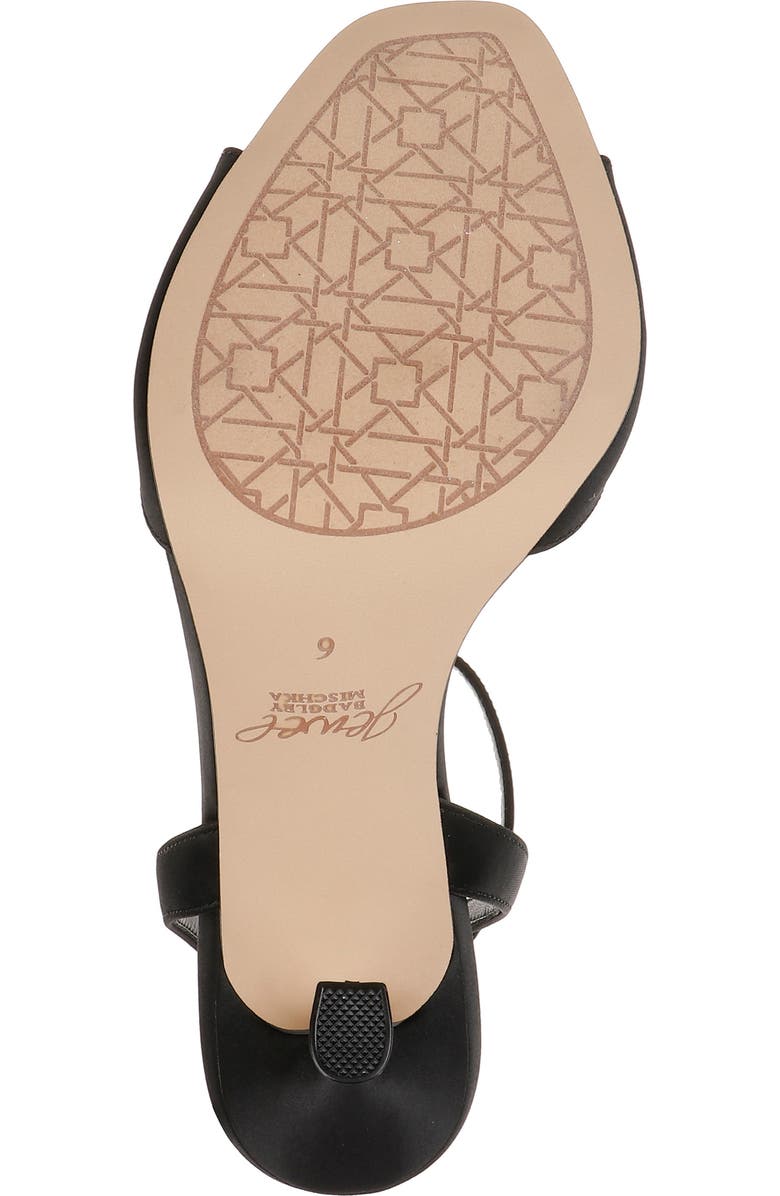 Jewel Badgley Mischka Vida Ankle Strap Sandal, Alternate, color, Black