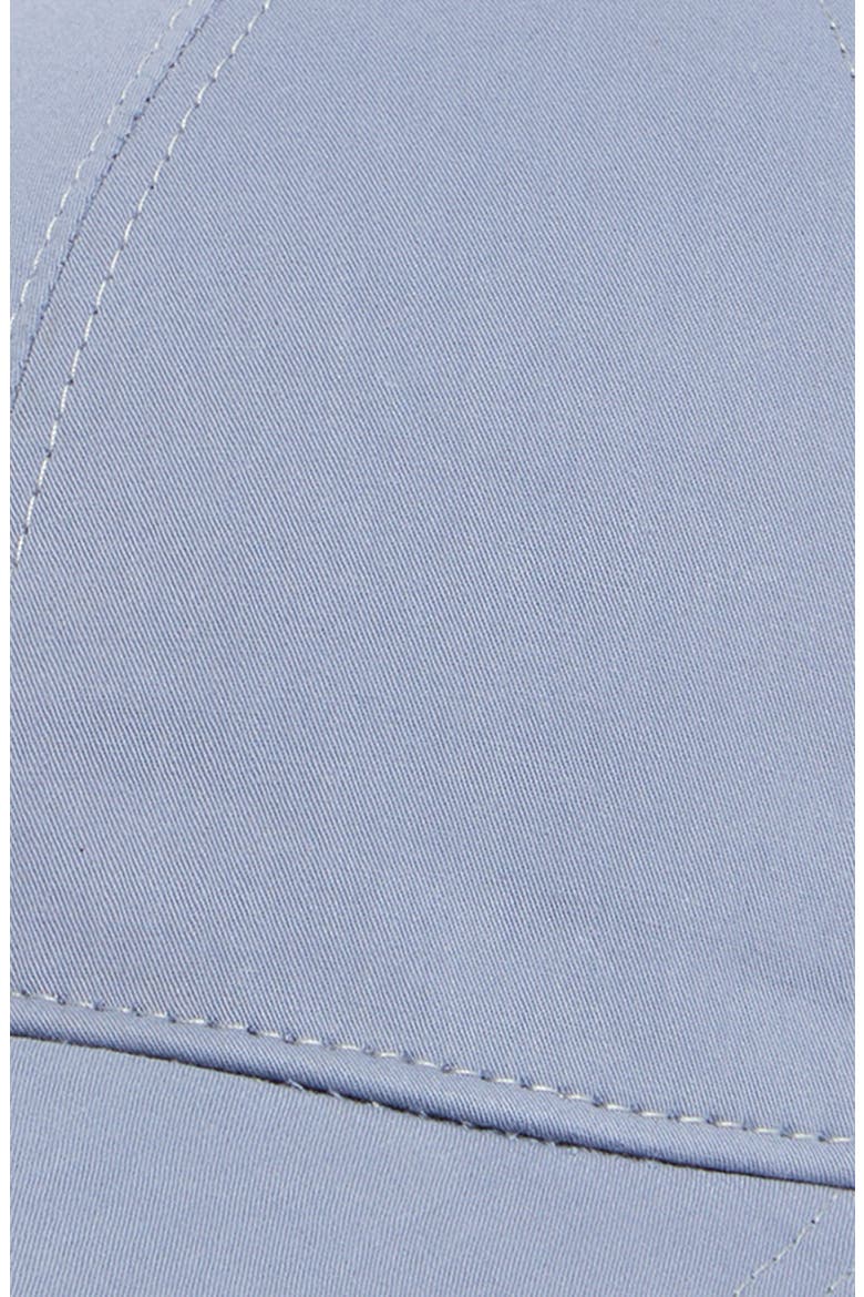 Lux Adjustable 6-Panel Cotton Gabardine Baseball Cap, Alternate, color, BLUE