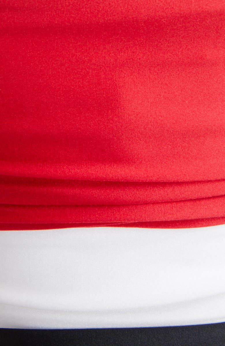 Yves Saint Laurent YSL Cutout Strapless Catsuit, Alternate, color,