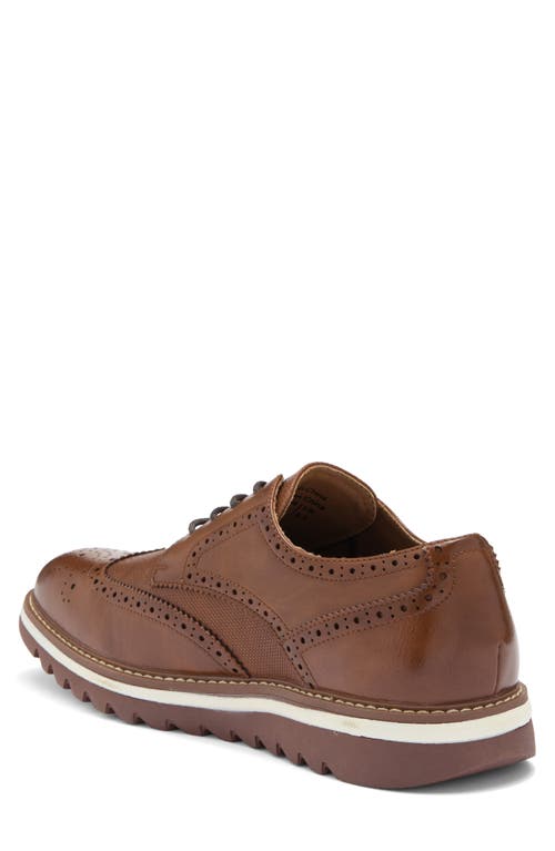 Madden Silloxx Whipstitch Derby In Cognac