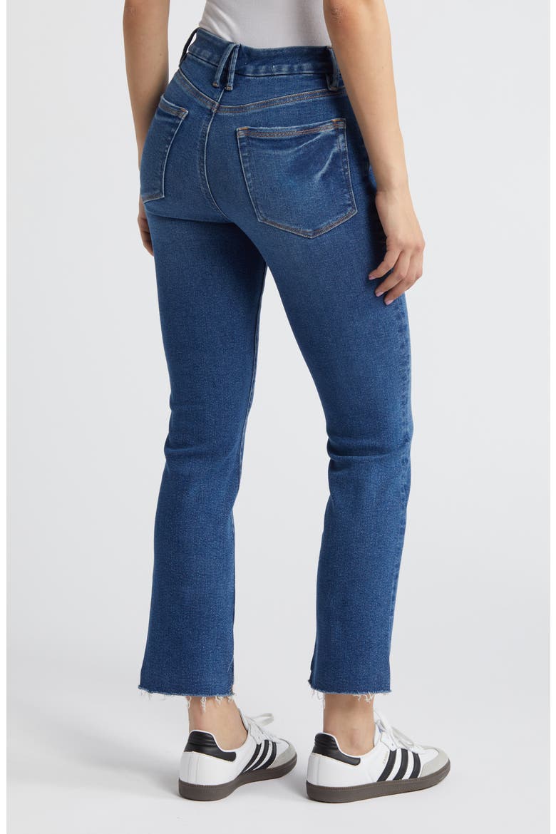 Good Legs Step Hem Ankle Straight Leg Jeans, Alternate, color, INDIGO397