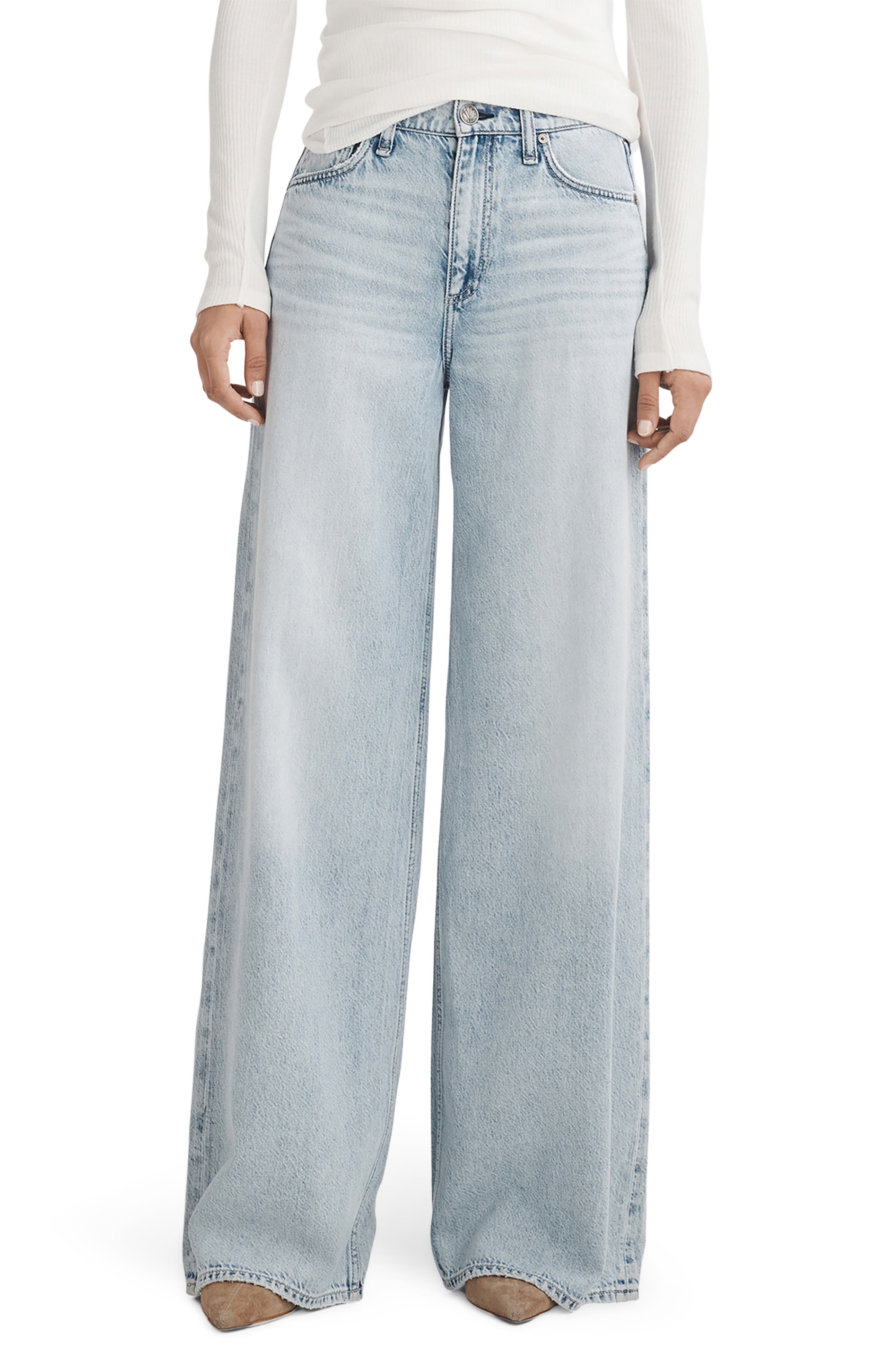 rag & bone Sofie Featherweight Wide Leg Jeans