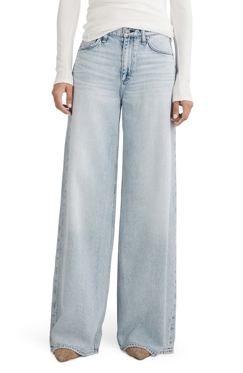 rag & bone Sofie Featherweight Wide Leg Jeans, Main, color, Kierra