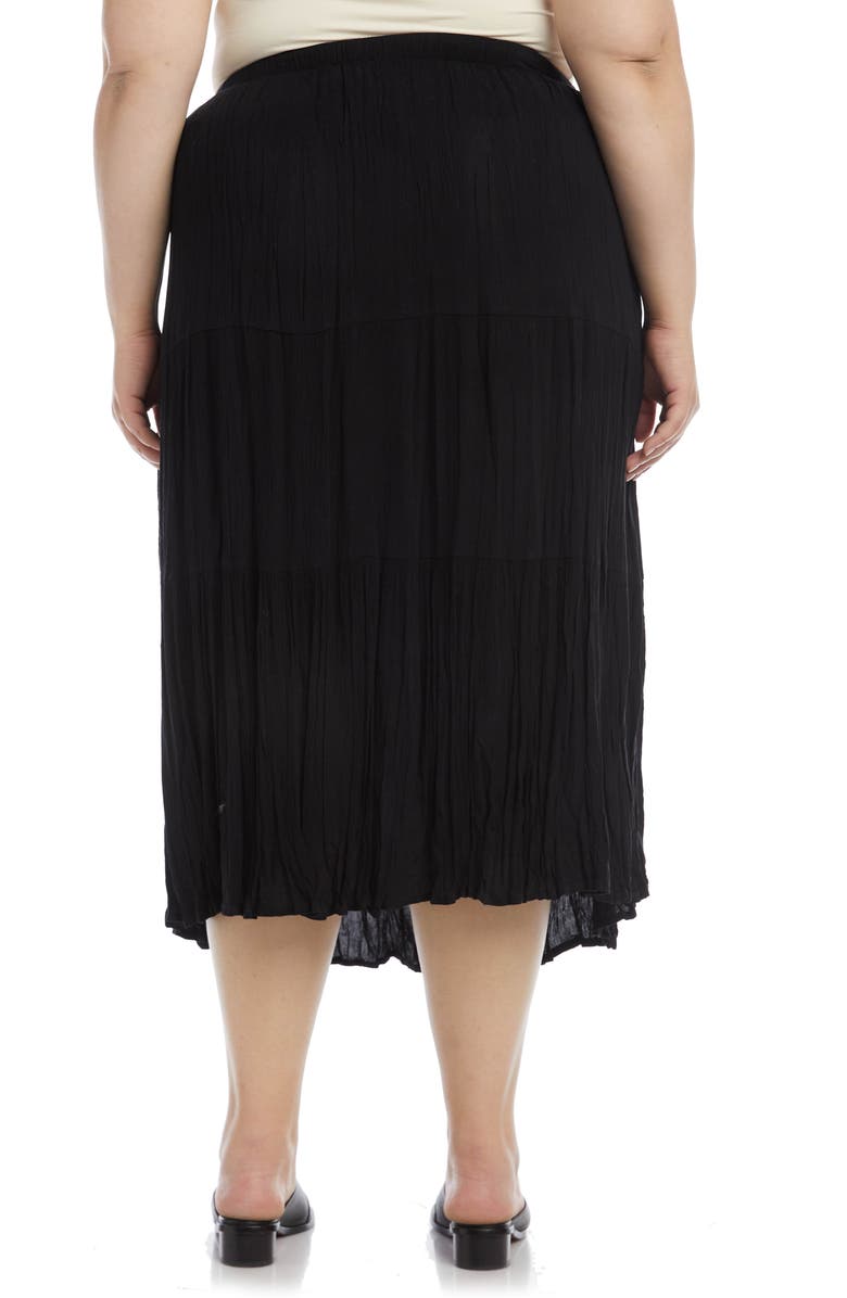 Karen Kane Tiered Midi Skirt, Alternate, color, 