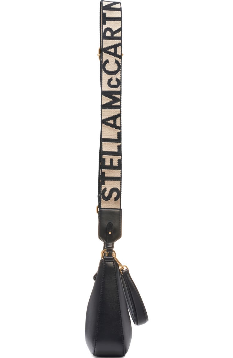 Stella McCartney Small Logo Leather Shoulder Bag, Alternate, color,
