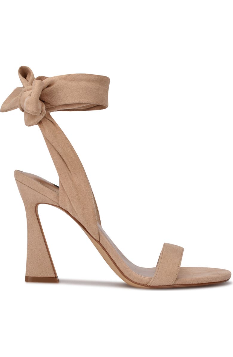 Nine West Kelsie Ankle Tie Sandal, Alternate, color, Beige