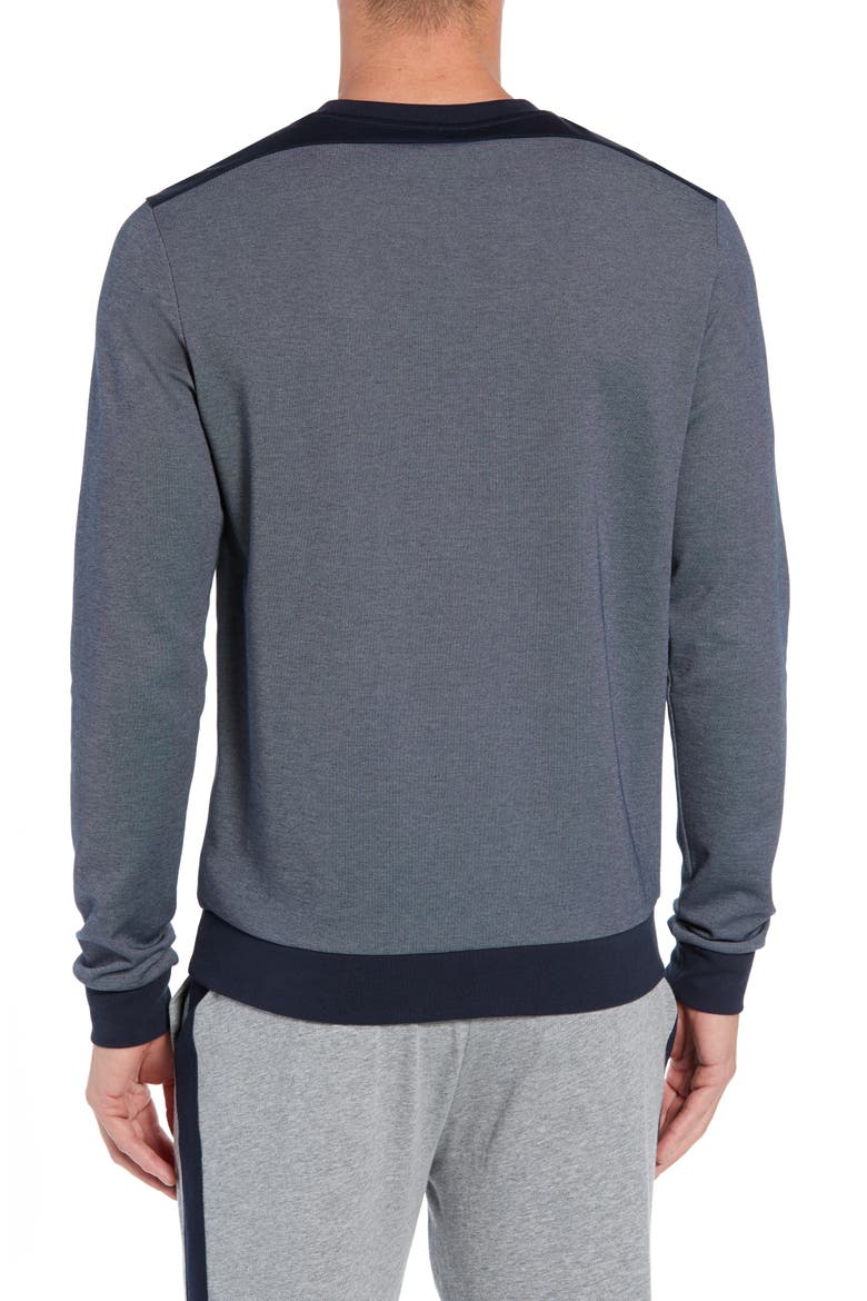 Tracksuit Sweatshirt, Alternate, color, NAVY