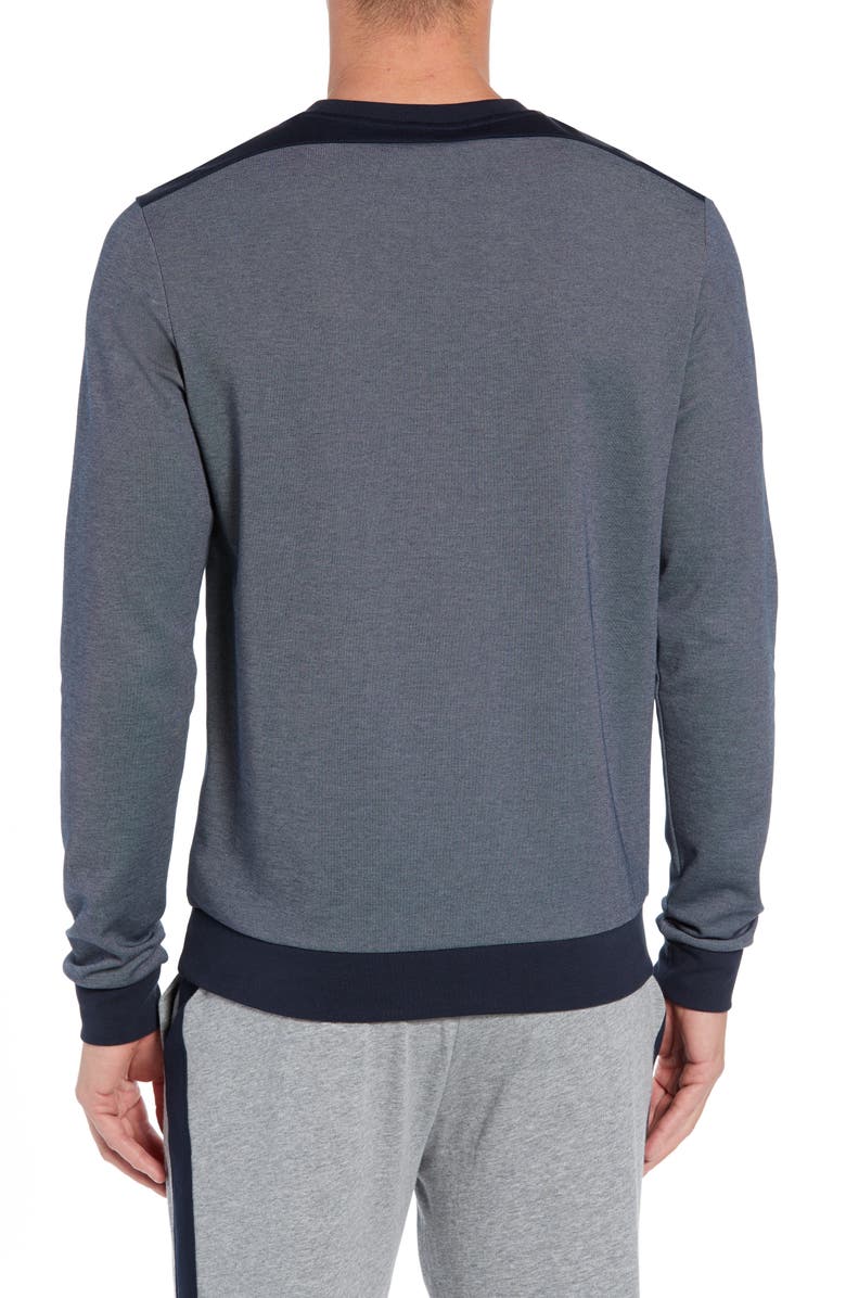 BOSS Tracksuit Sweatshirt, Alternate, color, Navy